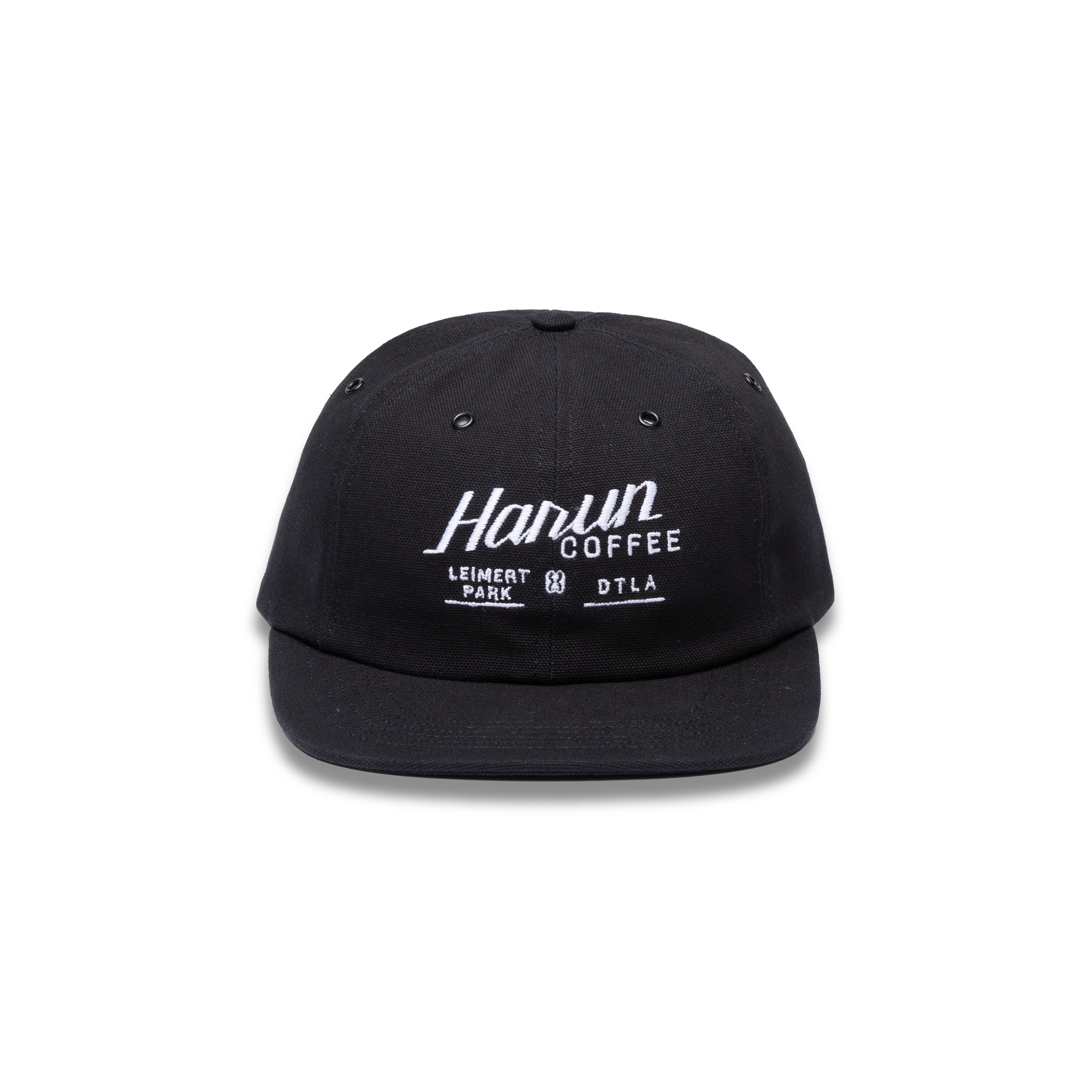 Harun Canvas 6 Panel Hat (Black)